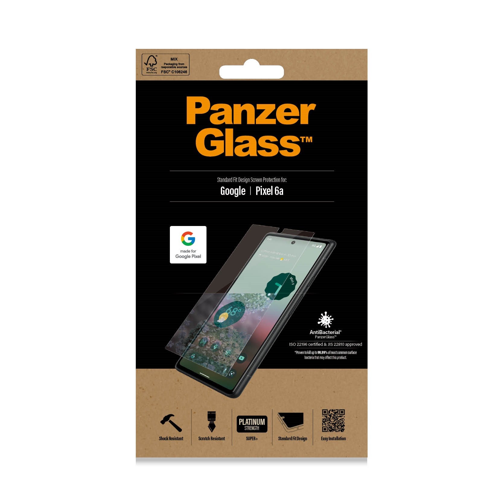 PanzerGlass® Screen Protector Google Pixel 6a